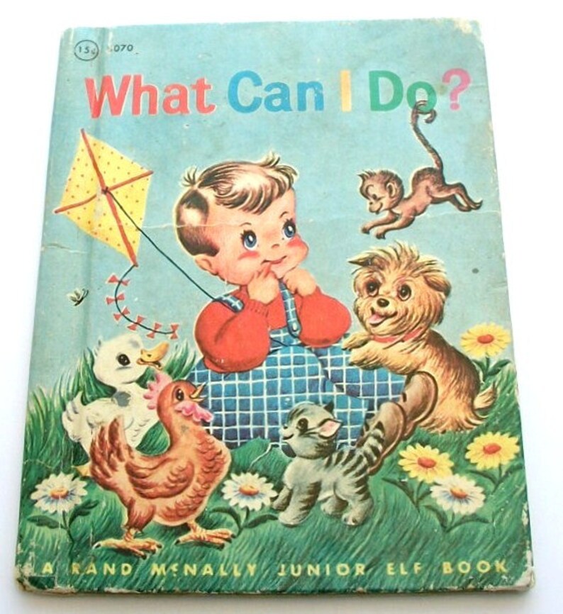 Vintage 1961 Children's Book What Can I Do By Etsy