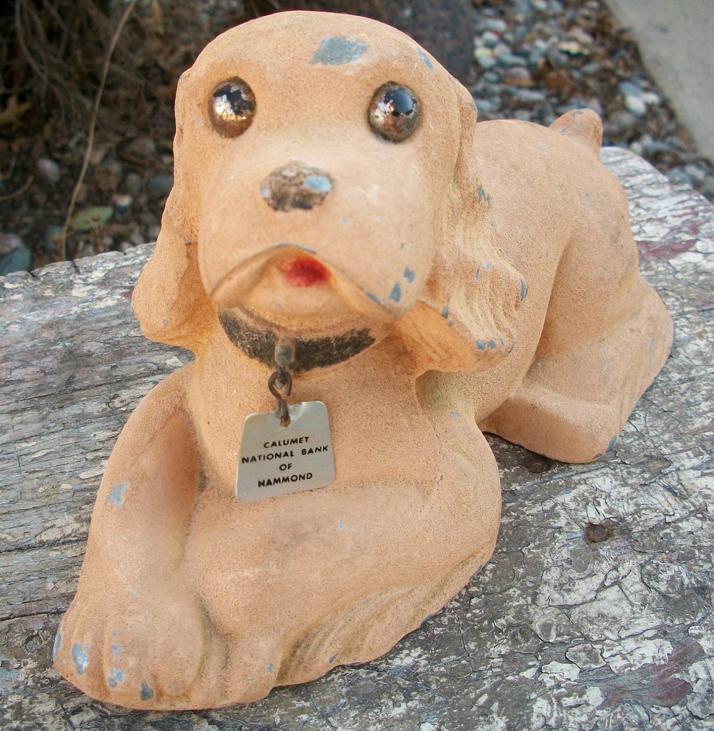 Vintage Metal Cocker Spaniel Dog Bank Cast Aluminum Heavy Etsy