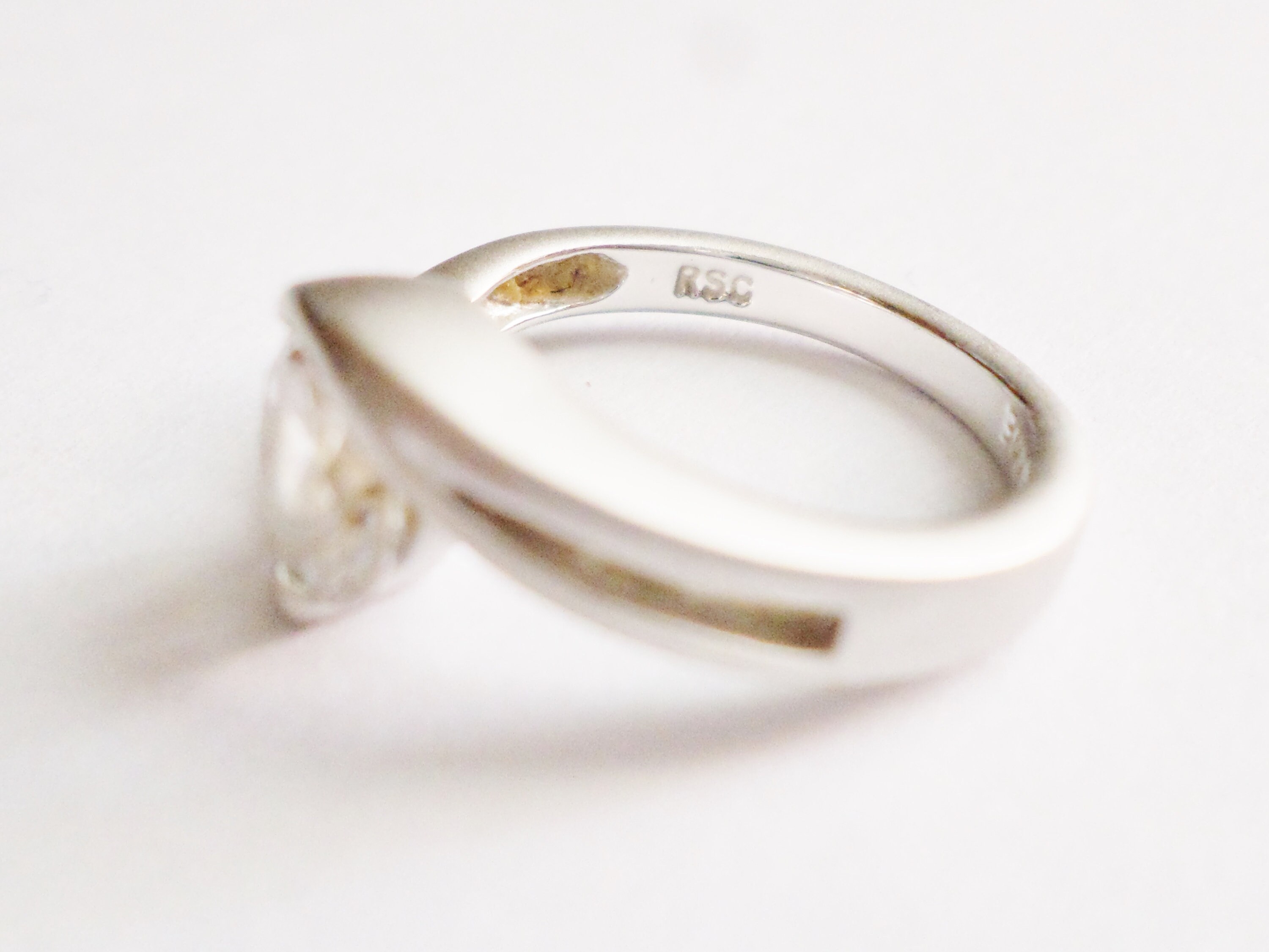 Vintage RSC 18K TGE Gold Electroplated Ring Size 5 Clear Etsy