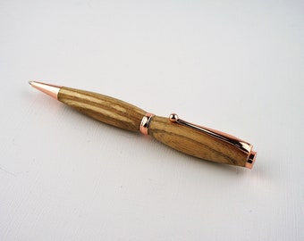 Stylo en bois de d’érable échauffé tourné à la main