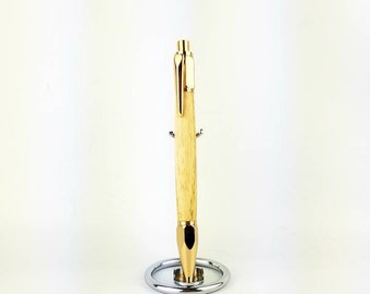 Hand-turned mulberry wood Vertex pen