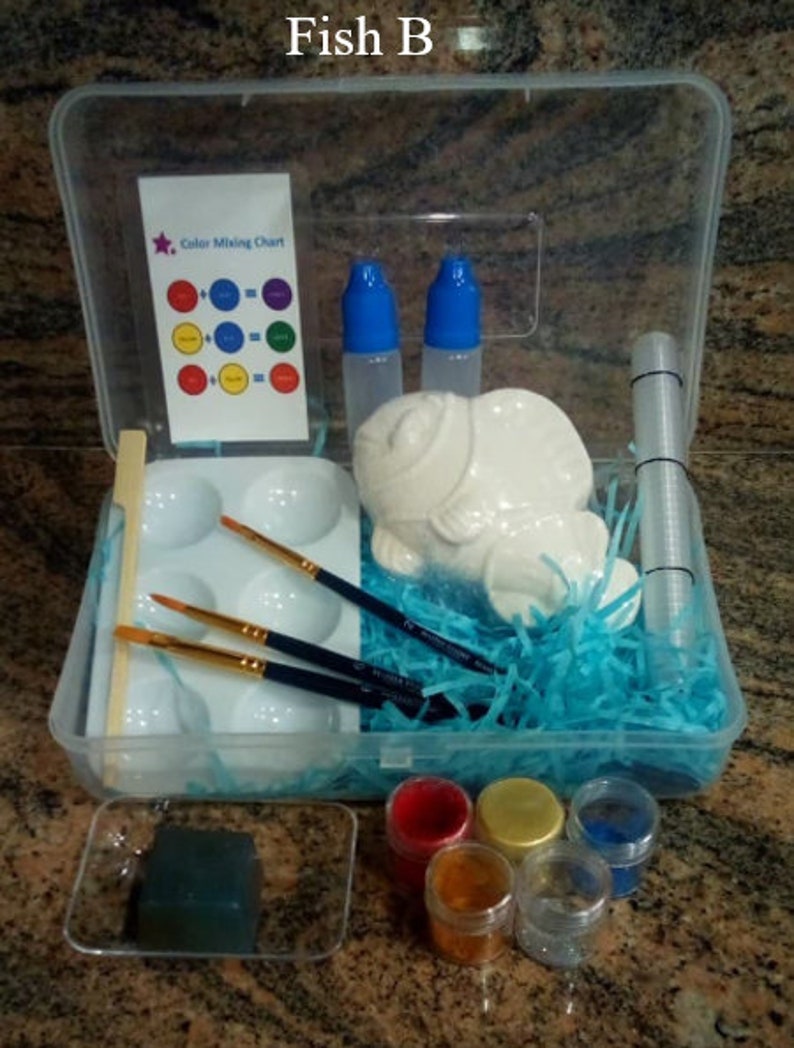 Paint Your Own Bath Bomb Kit includes 2 Bath Bombs Four Etsy