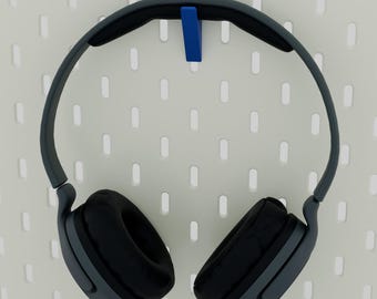IKEA SKADIS Headphone Holder STL | Minimalist Pegboard Headset Hook (Digital Download)