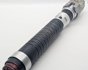 IL-83 Lightsaber Hilt: Old Republic Design, Acid Etched Shroud, Proffie V3 Soundboard
