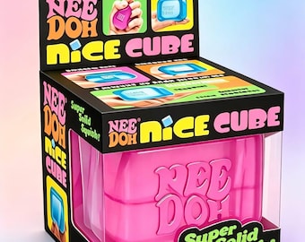 Nee Doh Nice Cube Squishy Fidget Toy | Powolny wzrost, łagodzący niepokój sensoryczny (dla dzieci w wieku 3+)