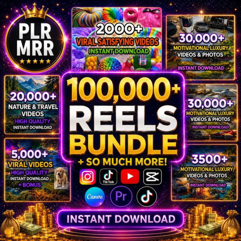 100,000+ Viral Reels Bundle