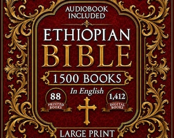 Complete Ethiopian Bible – English Extra Large Print Illustrated