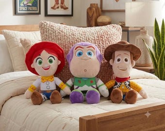 Toy Story Buzz Lightyear, Woody, Jessie Plush Dolls –  Cozy Stuffed Toy