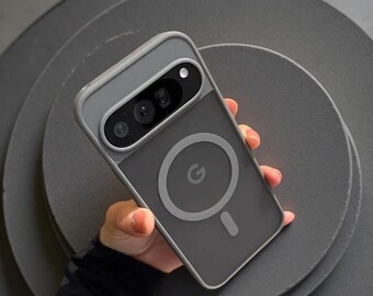 Matte Magnetic Google Pixel Case | Slim Translucent Wireless Charging Cover