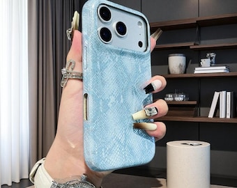 Luxury Snake Leather iPhone Case | Shockproof Hybrid Cover