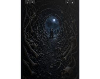 Deader than Dead, Root-Bone Tunnel Gothic Art Print