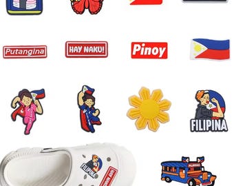 Enfeites para sapatos filipinos | Acessórios personalizados para tamancos
