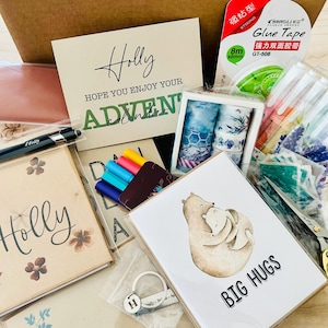 Stationery Gift Box, Advent Calendar, Personalized, 12 or 24 Days ...