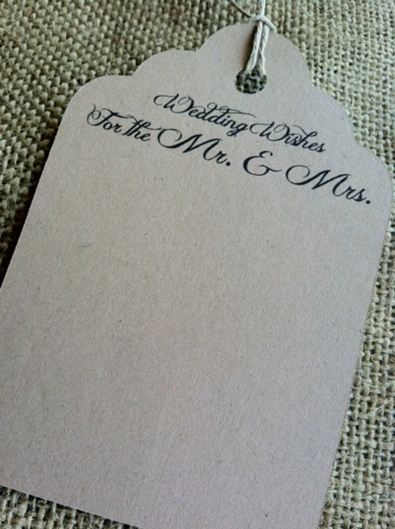 Custom Wedding Guestbook Alternative Tags Wedding Wishes Etsy