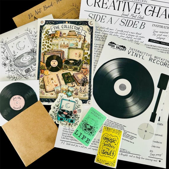 Creative Chaos Snail Mail Club, Stationery, Penpal, Letter, Postcard, Print, Sticker, Writing Paper, Flat Note, Monthly Subscription