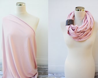 Breastfeeding cover, nursing infinity scarf, nursing poncho in blush pink dusty rose for public breastfeeding, baby shower gift