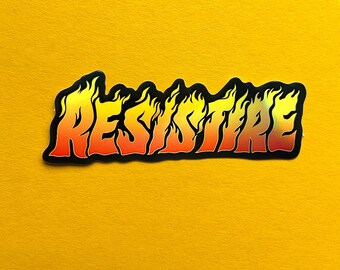 Resistiré Sticker /  Vinyl + Holographic + Glossy Water resistant