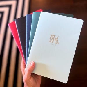 125 Custom Soft Cover Logo Notebooks | Personalized Kraft Journal | Branded Business and Individual Employee Note book | Conference Workbook