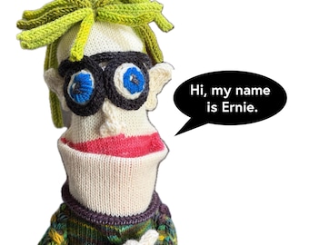 Mönster för sockdocka - CREW CREW - Ernie