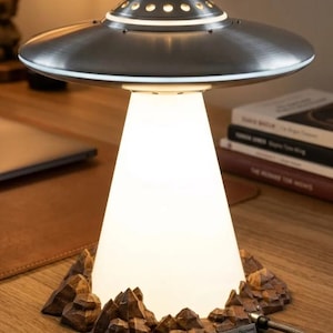 Desk Lamp STL File | 3D Printable LED Lamp Stand | Modern Desk Light Housing Print at Home