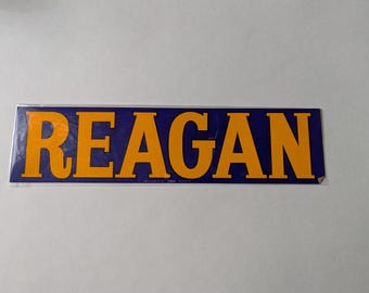 autocollant politique vintage Ronald Reagan
