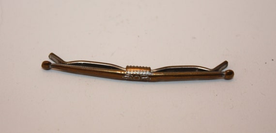 Vintage Tie Clip, Tie Bar, Gold In Color, Mens, H… - image 1