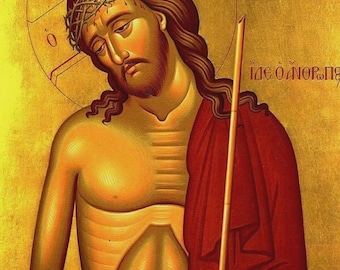 Handmade Wooden Byzantine Orthodox Icon: Christ the Bridegroom – Appalachia Made