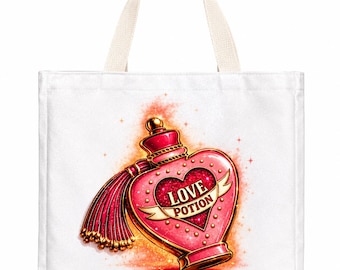 Glitzer Tragetasche - Harry Potter Love Potion