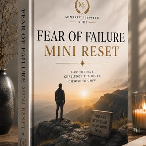 Fear Of Failure Mini Reset | Overcome Self-Doubt & Perfectionism | Mindset Reset PDF