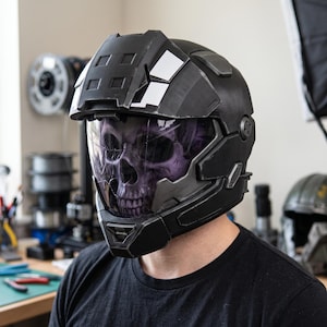 Casco táctico embrujado para cosplay (archivo STL)