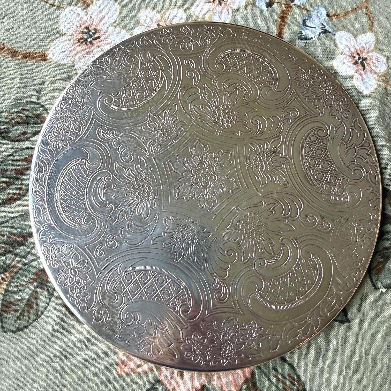 Barker Ellis Silver Plate Tray - Etsy