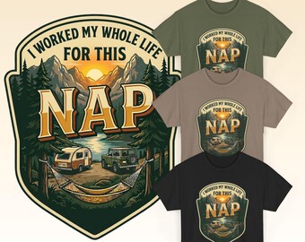 Funny Retirement Shirt Vintage Outdoor National Park Apparel, Camp Hammock Hiking Nature T-Shirt, Premium Retro Camper Gift For Men Women