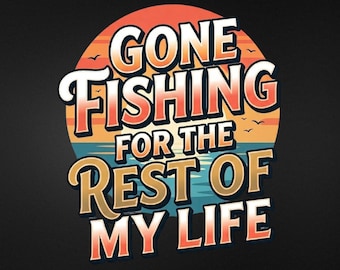Gone Fishing Retirement Gift, Fishing Retirement Shirt, Funny Retirement Gift for Retiree, Fisherman Retirement Tee