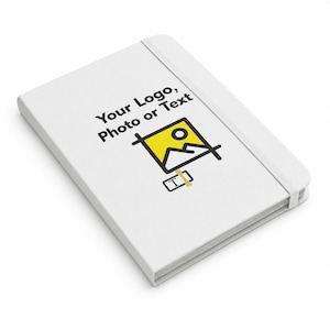 Gepersonaliseerde notitieboek Aangepast dagboek met logo, foto of tekst Aangepast cadeau Zakelijk notitieboek A5