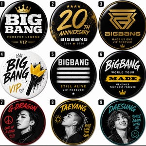 BIGBANG ピンズ　全種？ Bigbang Pins - Etsy