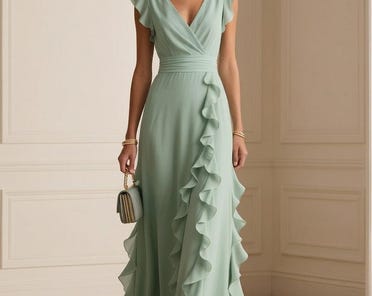 etsy bridesmaid dresses Where To Find Affordable Online jewelry to the silk dress image and I am sure you are ready for a romantic dinner Orange Gold Bridesmaid Etsy Multiway