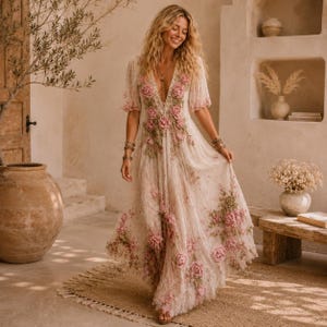 etsy bohemian dresses Bohemian Dress