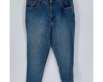 Gap Vintage Women's Blue Classic High Rise Tapered Leg Jeans 16