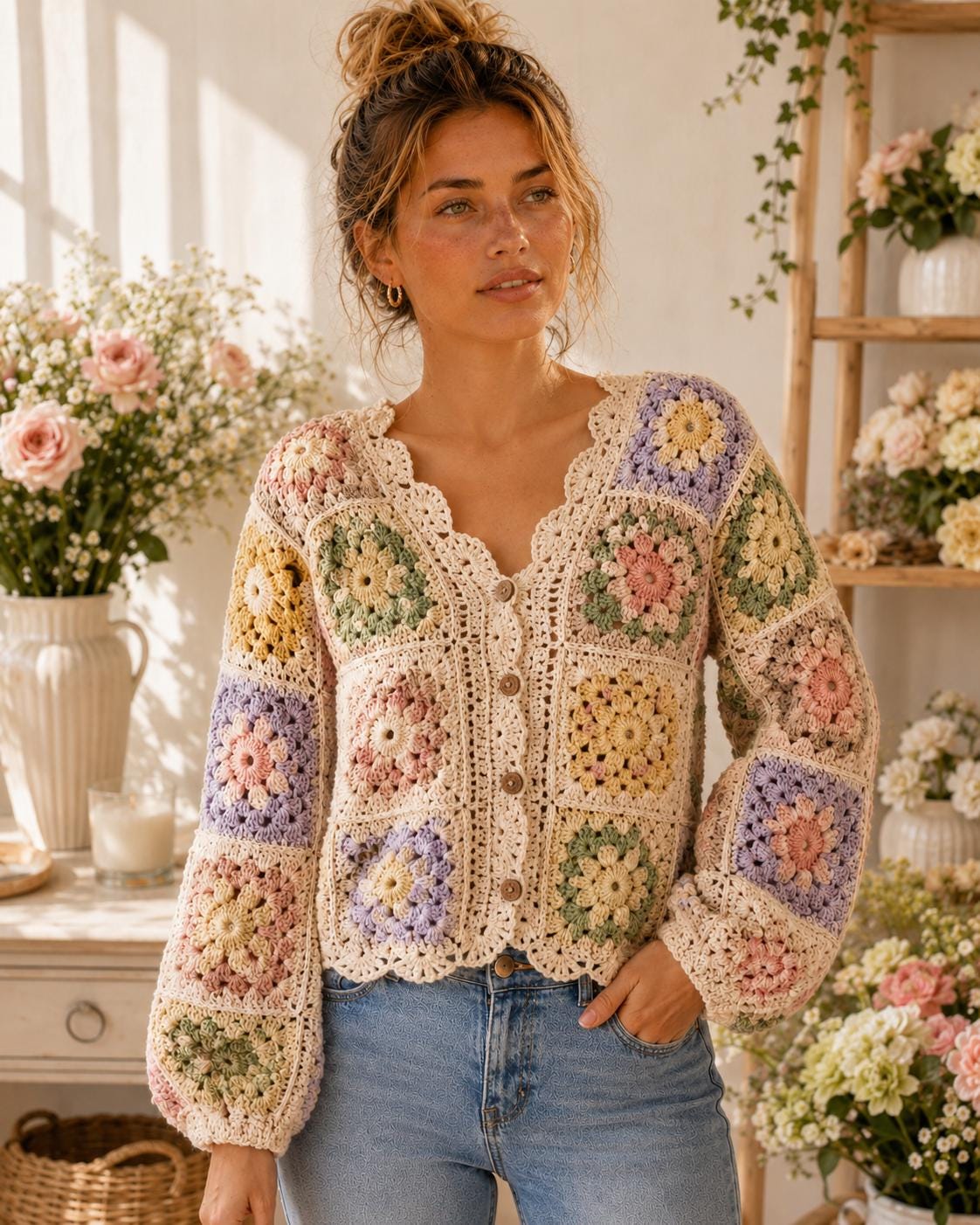 Vintage Crochet Top - Etsy