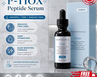 SkinCeuticals P-Tiox Peptide Serum - Anti-Aging Wrinkle Repair Face Serum 30ml