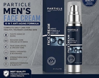 Particle Men's Face Cream – Anti-Aging Daily Care Skincare Routine 50ml