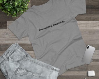 Professionelles Overthinker T-Shirt | Surfen die Welle Typografie Tee