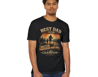 Best Dad Ever Angeln Reel Super Dad Witz Champion T-Shirt | Angeln Papa Tee