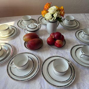 チェコのティーフオーツーのセット Antique Czechoslovakia Tea Set - Etsy
