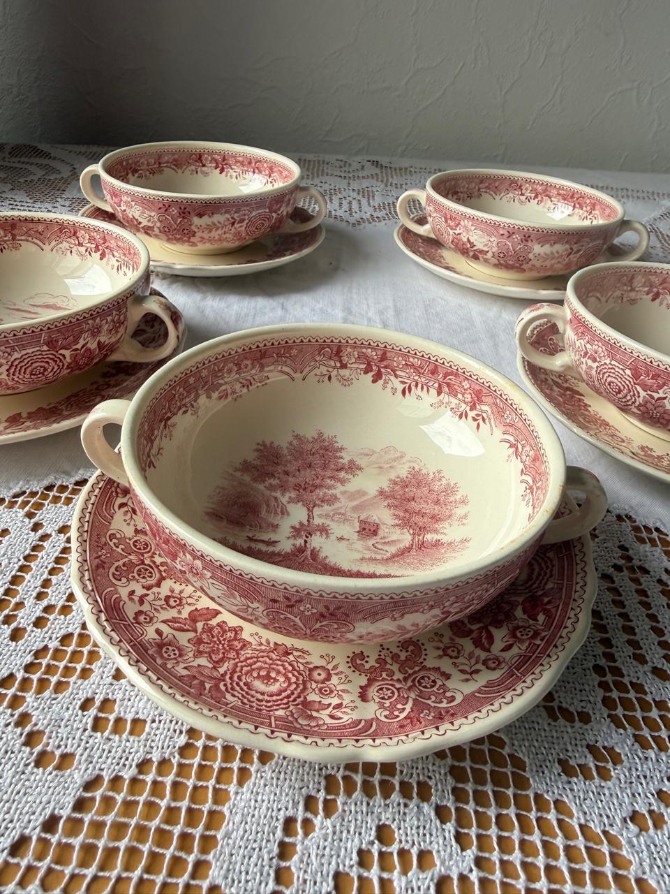 Villeroy Boch Burgenland Red - Etsy