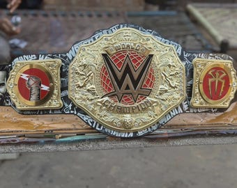 Réplica del cinturón de campeonato CM Roman Matchup de edición especial de peso pesado mundial de 6 mm