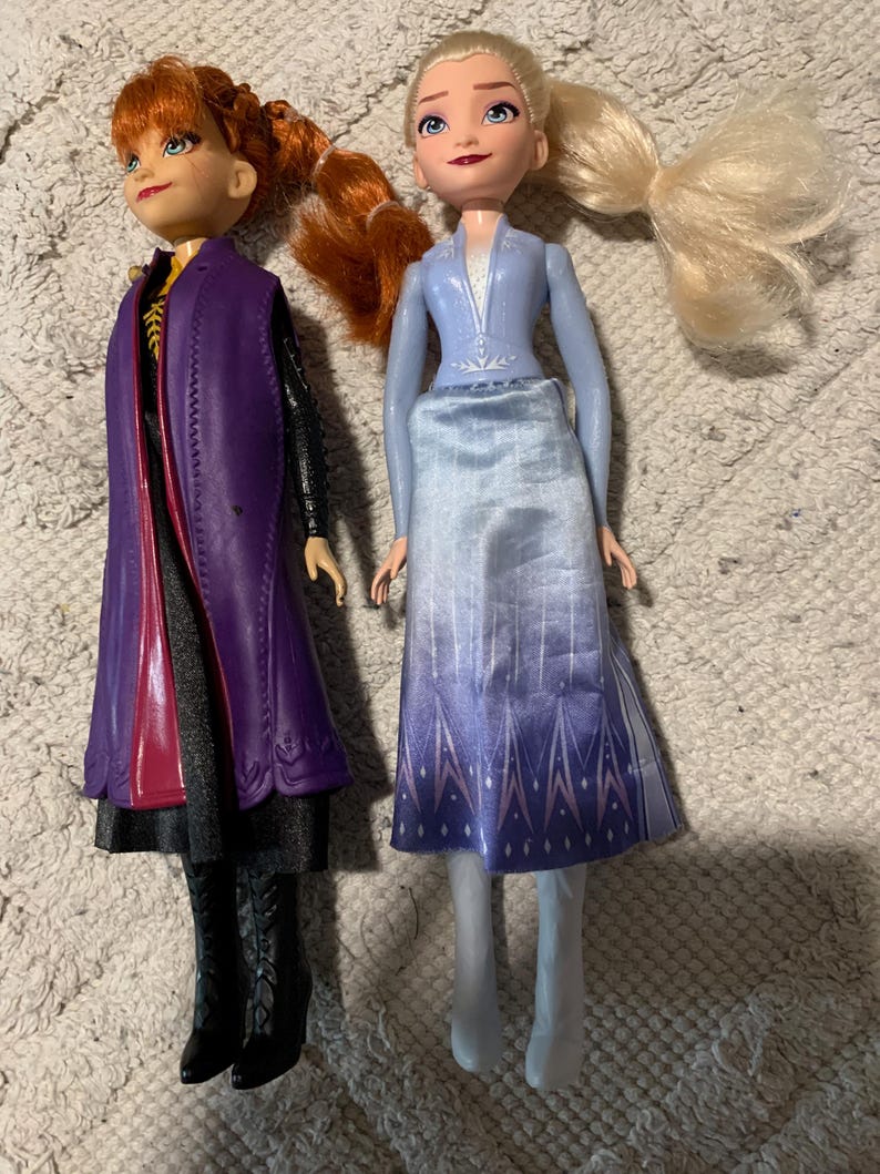Muñecas de Elsa y Anna de Disney de la película Frozen imagen 7