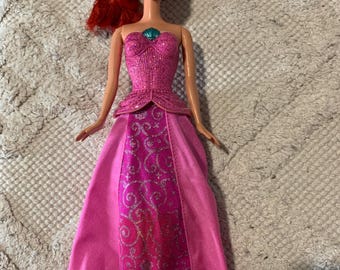 Mattel 2014 Ariel Doll Little Mermaid Singing Red Hair 12” Rare