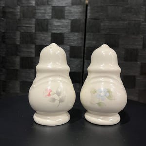 Tea Rose Salt and Pepper Shakers