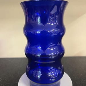 cobalt blue vase